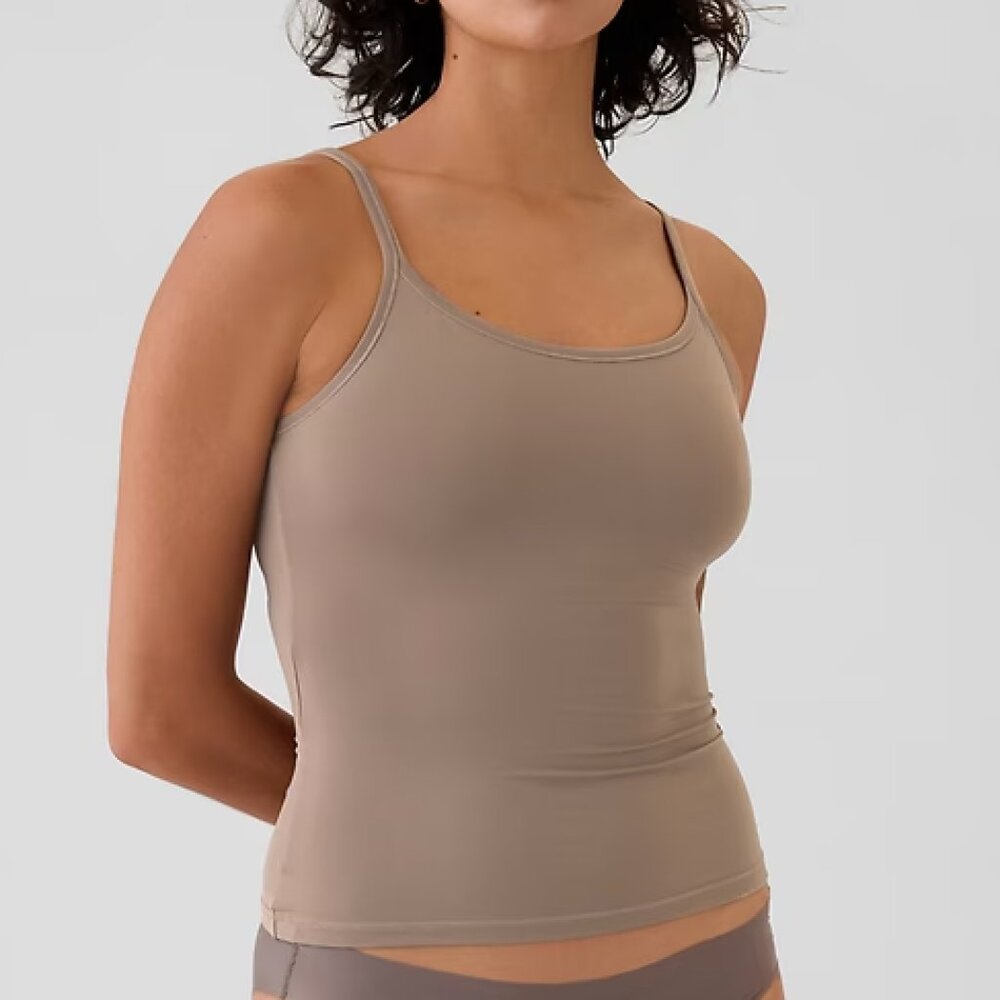 GAP Taupe Beige Slim Tank Top